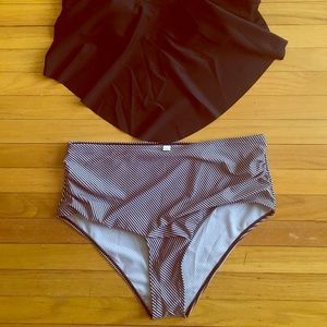 New! No tag. XXL Marinavida Tankini swimsuit.